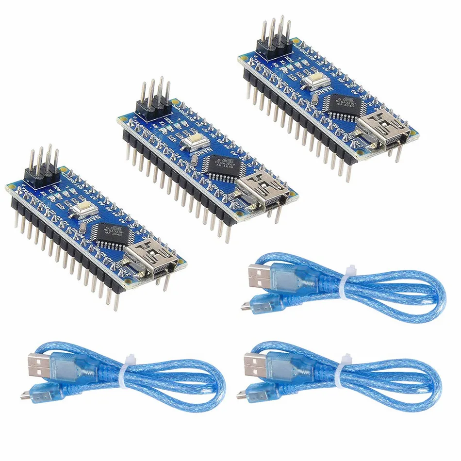 Мини USB с Загрузчиком для Arduino Nano 3 0 контроллер CH340 драйвер 16 МГц nano v3.0
