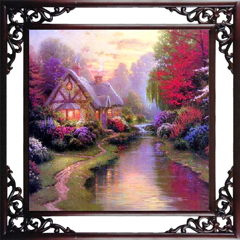 New 3d Rhinestones Diy Diamond Painting Cross Stitch Kits square Resin