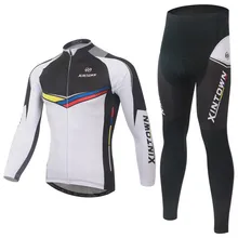 XINTOWN осень Pro Team мужские с длинным рукавом Трикотаж комплект Ropa Ciclismo Mountain Велосипедный спорт костюмы Racing Джерсе для спортивного велосипеда комплект