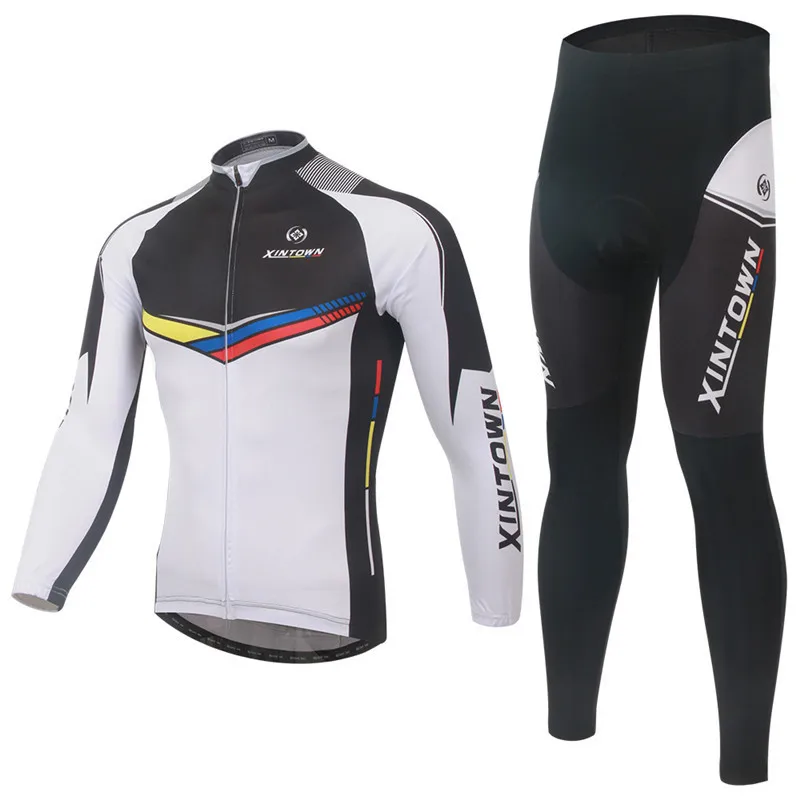 XINTOWN Autumn Pro Team Mens Long Sleeve Cycling Jersey Set Ropa Ciclismo Mountain Bicycle Clothing Racing Sport Bike Jersey Kit XINTOWN Autumn Pro Team Mens Long Sleeve Cycling Jersey Set Ropa Ciclismo Mountain Bicycle Clothing Racing Sport Bike Jersey Kit