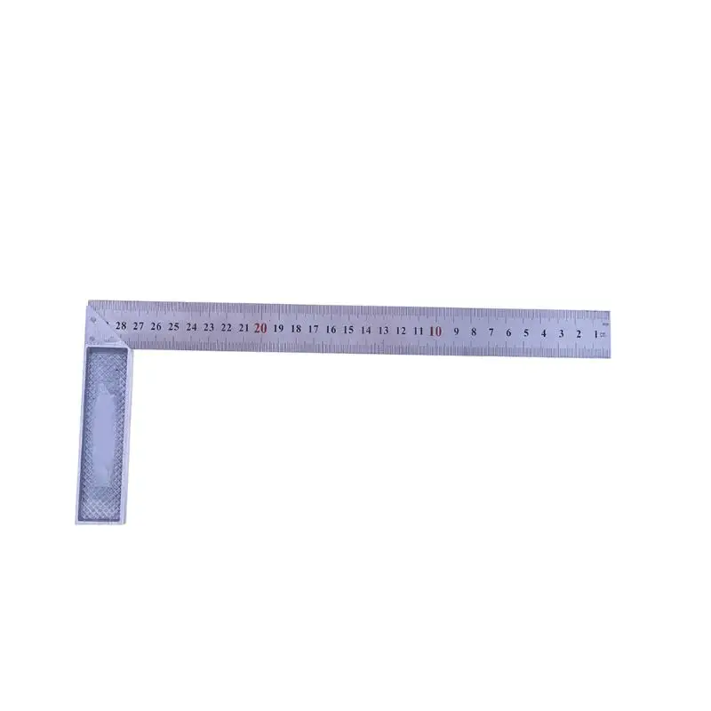 

1PCS Metal Steel Engineers Try Square Set Wood Measuring Tool RIght Angle Ruler Angle Metric 30 x 13 x 1cm