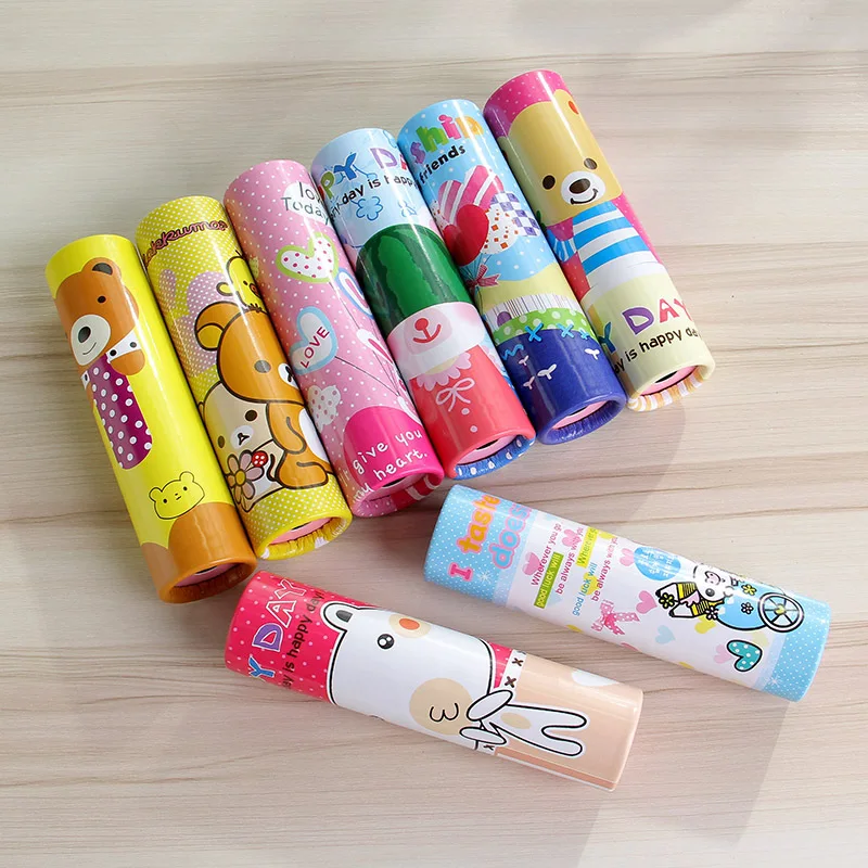 

Cartoon Cute Kaleidoscope Children's Toys Real Scene Baby Curling Kaleidoscope Multi-Prism Colorful World Interactive Toys