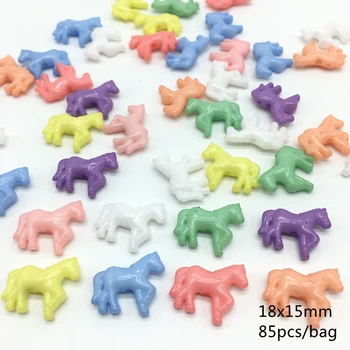 

Acrlic Cartoon candy Horse colorful beads for Jewelry Making DIY Handmade Jewelry Accessories 18x15mm Meideheng
