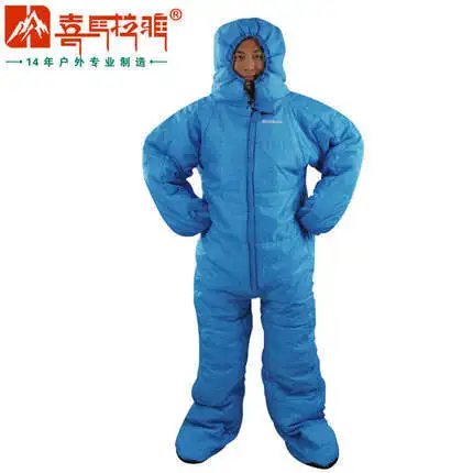 Men Camping Cotton Sleeping Bag Outdoor Indoor Warmer Clothing Men Camping Cotton Sleeping Bag Outdoor Indoor Warmer Clothing Mummy Human Leg Split