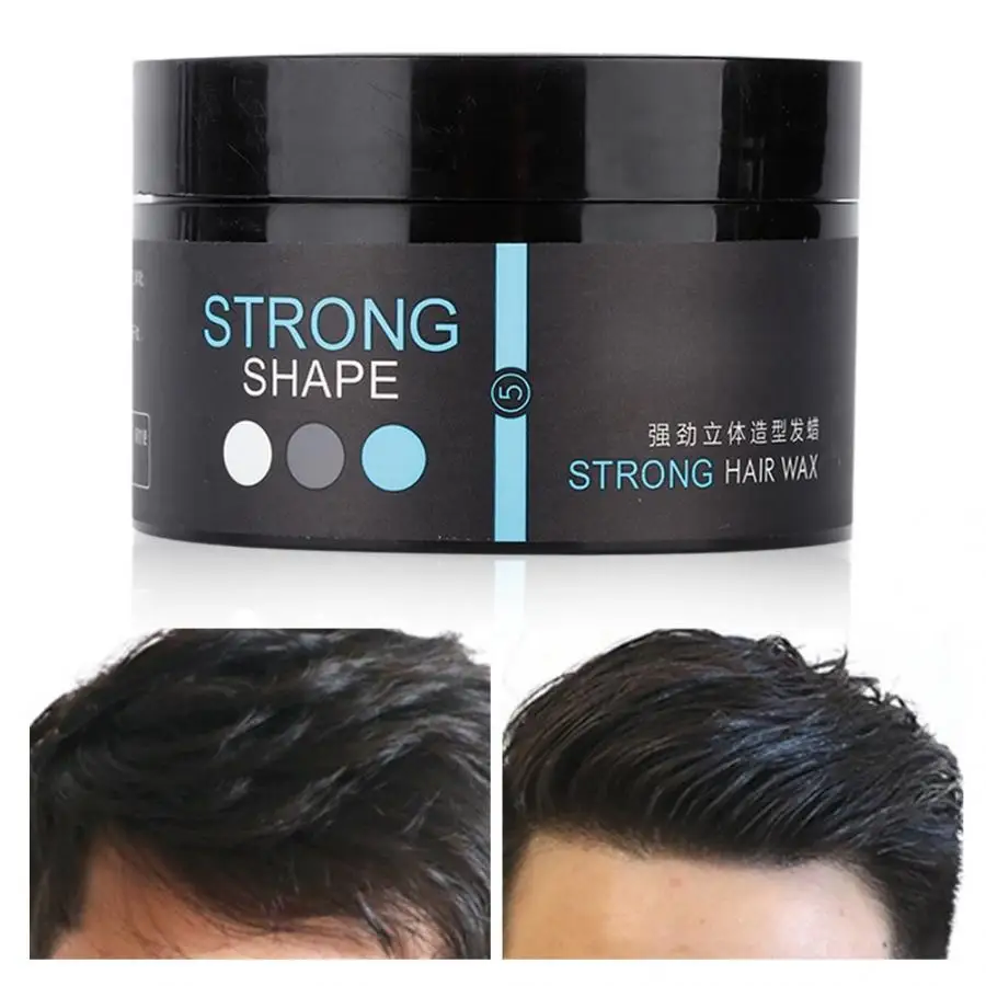 Hair Wax 100g Men Long Lasting Hair Styling Clay Moisturizing Natural Modeling Hair Pomade Wax Hair Tool