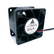 Novo para delta ffb0624ehe-f00 fg 24 v 0.57a 6 cm 6038 duplo rolamento de esferas ventilador para 60*60*38mm 8000 rpm