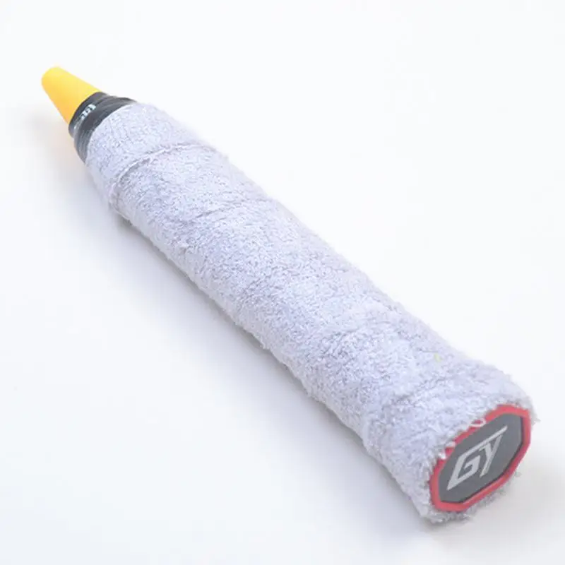 1 шт., SweatBand, полотенце, теннис/ручка для бадминтонной ракетки, лента, уплотненная противоскользящая обмотка для теннисных ракеток, ракетка для захвата пота - Цвет: Красный