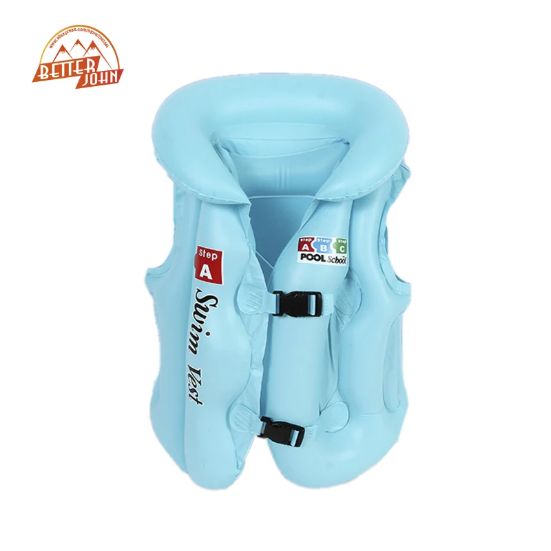Boys Girls Drifting Adjustable Children Kids Baby Inflatable Life Vest