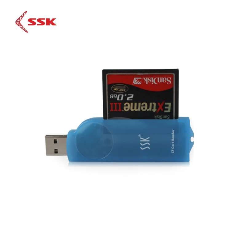 SSK Universal High Speed USB2 0 CF Card Reader Compact Flash Card Reader for PC Laptop 2