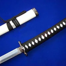S2638 MASHIRO HAKUOKI Okita Souji самурайский меч с белым лезвием HABUCHI EDGE 40,3"