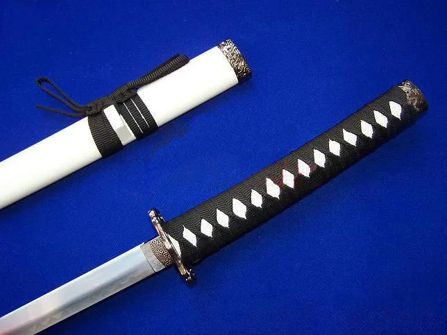 S2638 MASHIRO HAKUOKI OKITA SOUJI самурайский меч Белый Клинок HABUCHI EDGE 40 3 дюймов | Игрушки и хобби