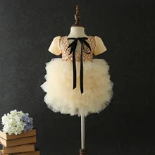 Летнее Пышное мини-платье принцессы для девочек, 6 цветов многослойное платье-пачка для маленьких девочек блестящая фатиновая одежда для дня рождения