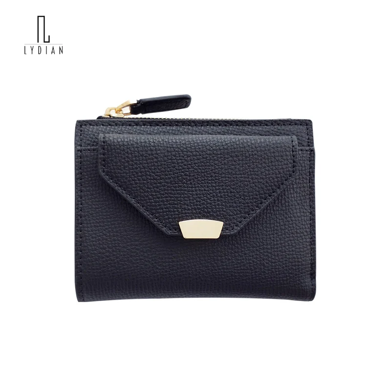 

Lydian Leather Wallets Short 2018 Korean Wave Small Fresh Spring Summer New Bags Simple Ultra-Thin Purse Buckle Geldbeutel Damen