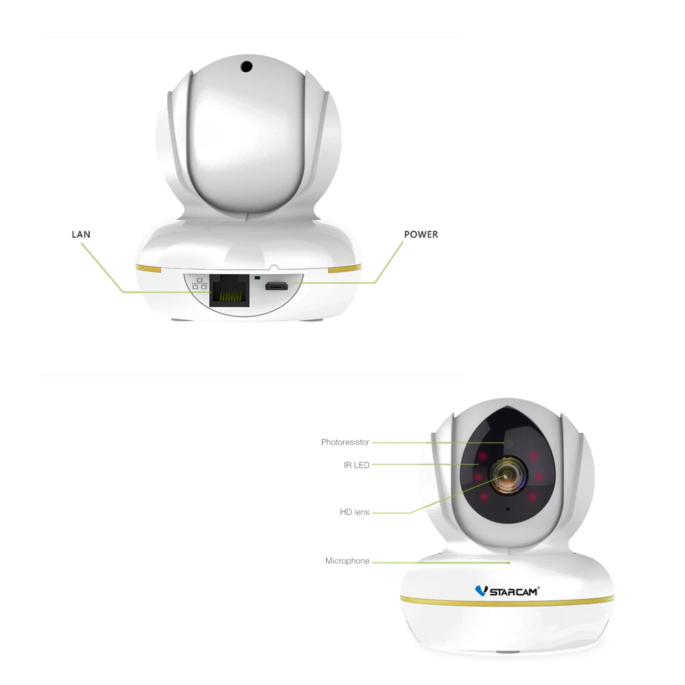 VStarcam C22S ip-камера WiFi 1080P видео наблюдение за ребенком монитор безопасная беспроводная камера с двухсторонним аудио ночного видения EYE4 приложение