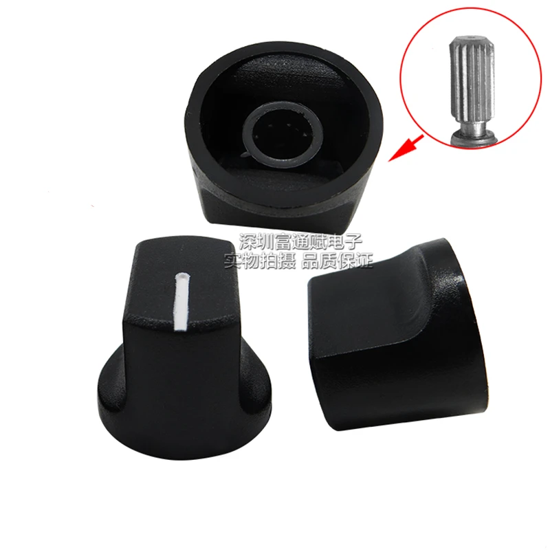 

10pcs Duckbill knob 19MM * 16MM potentiometer encoder with switch flower shaft hole 6MM