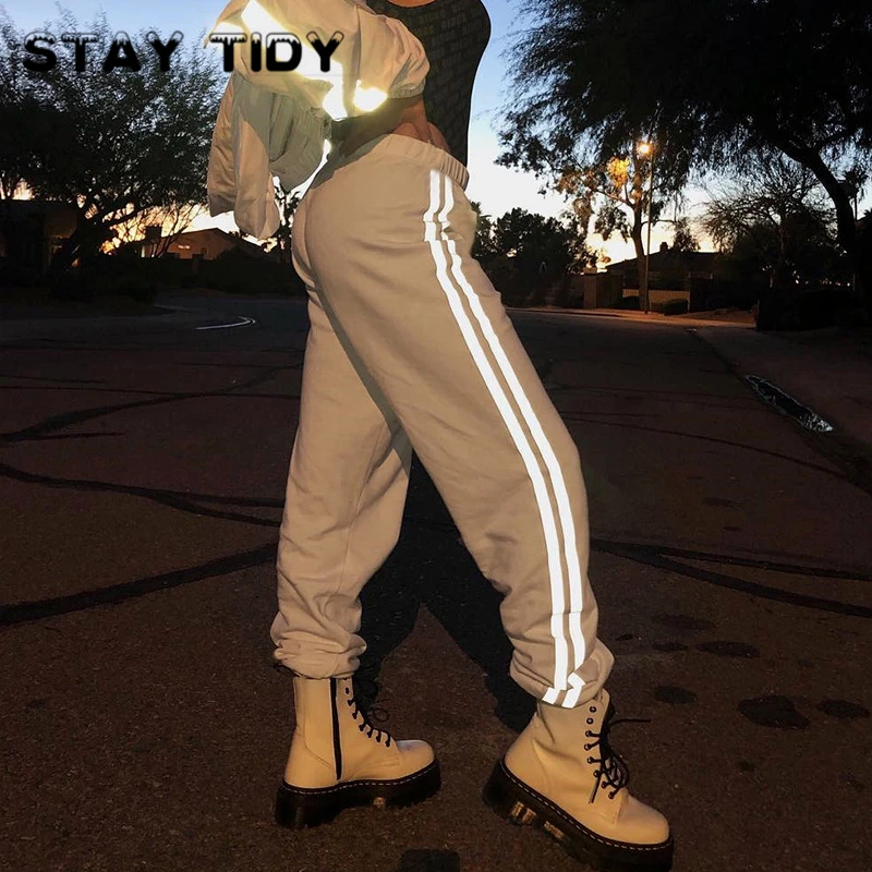 essentials reflective track pants