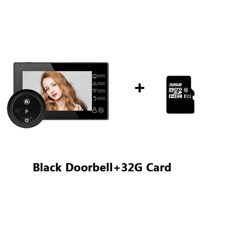 wireless gate intercom with camera Door Peephole Camera Video Doorbell 4.3 Inch Video Eye LCD Digital Electronic Door Viewer Night Vision Support Motion Detection door intercom with camera Door Intercom Systems