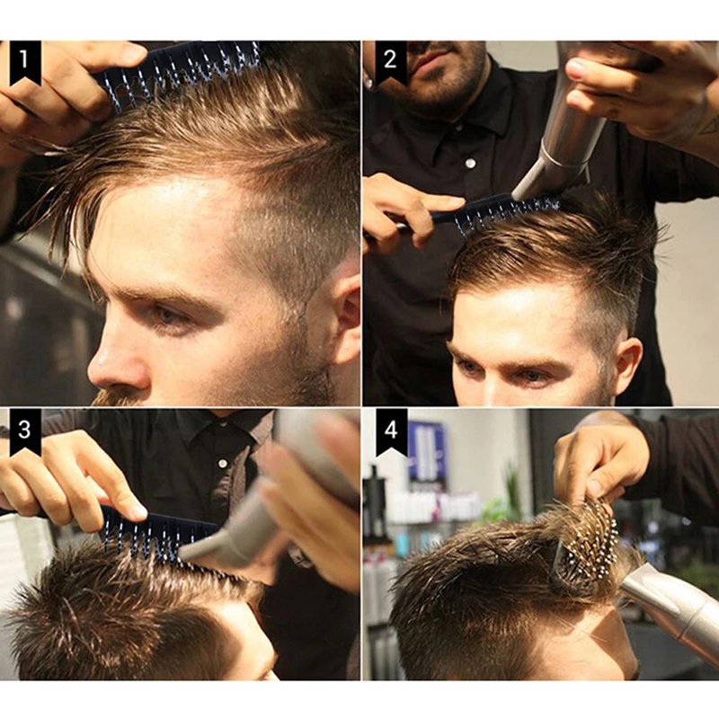 1PC Hair Combs Hair Brush Plastic Antistatic Men Hairdressing Comb Hair Styling Tools 6