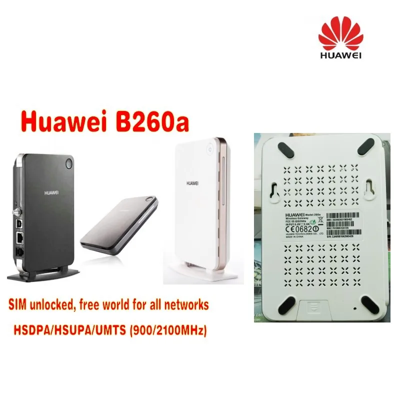 Huawei B260a разблокированный 3g маршрутизатор, включая huawei антенна SMA