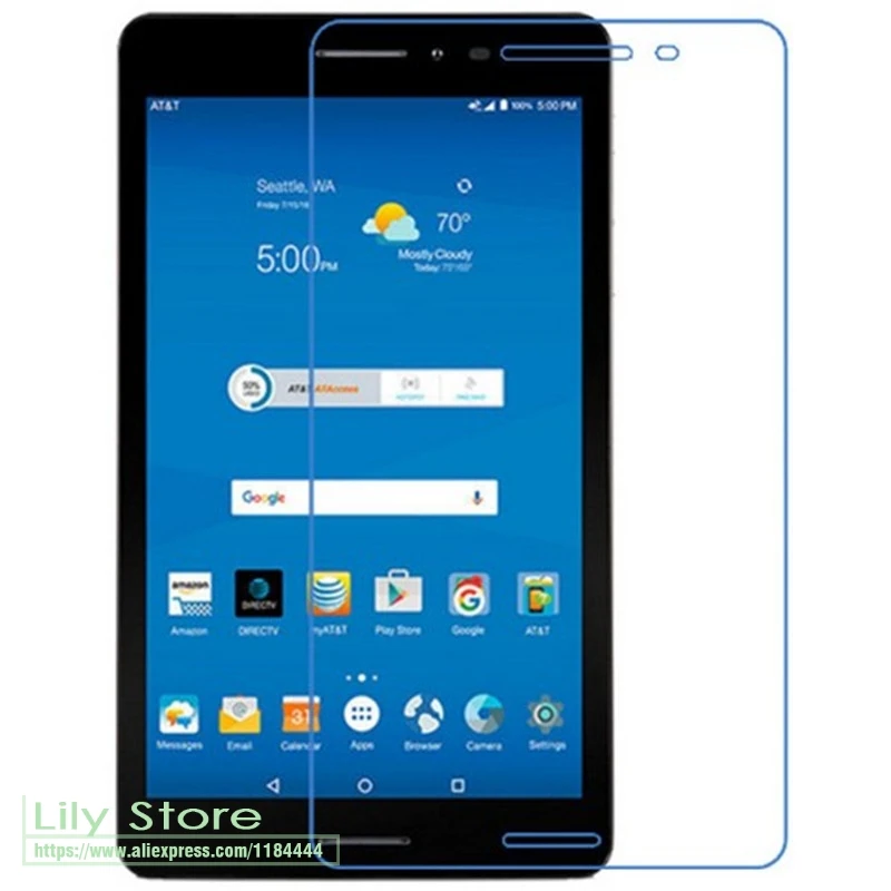 

2 PCS 9H REAL GLASS Screen Protector For ZTE Trek 2 HD K88 Tablet 8.0 inch Trek2 HD2 K88 Protective Film 211*121mm