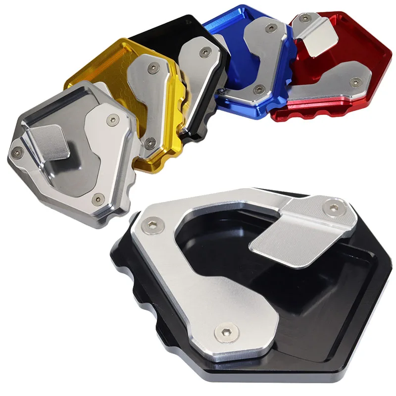 

5 Colors Motorcycle Aluminum Kickstand Foot Side Stand Extension Pad Support Plate For Honda CRF1000L Africa Twin ABS/DCT 16 17