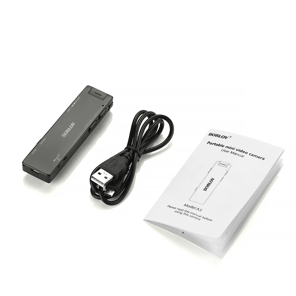 BOBLOV A3 HD 1080P Мини маленькая камера видеокамера тело полиция ручка DVR безопасности