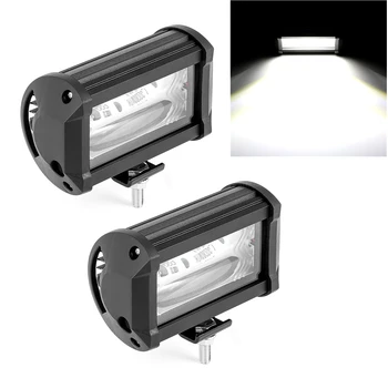 

Car LED Work Light Bar 5 Inch 72W 24 LED 6D Offroad Working Lamp Trucks 4x4 4WD SUV ATV 6000K Projector Lens Flood Beam 12V 24V
