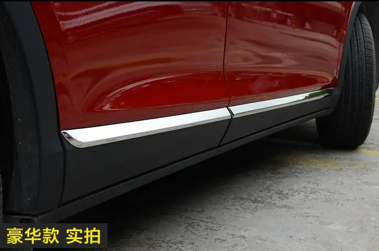 

car-styling Article cx4 door trim exterior refit scratch hit the highlight case For Mazda CX-4 2016-2017 car styling