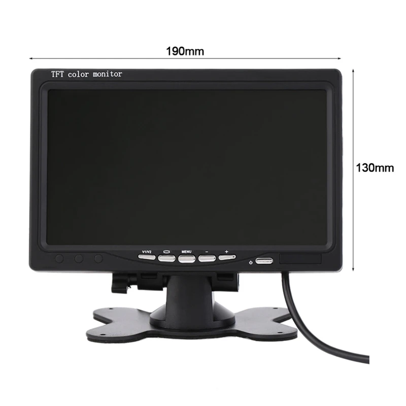 Auto Parts Desktop Display Monitor 7 Inch Car Monitors Back LCD Screen Preferred Support Multi Language TFT Bracket | Автомобили и