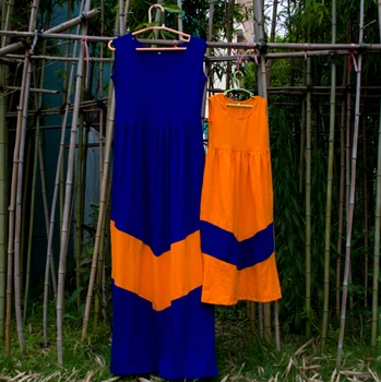 

fashion clothing 2017 summer beach dress kids long frock designs bf girl ladies baby dress mommy and me maxi dress