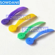 Одноразовый стоматологический клин с отверстием все 4 размера диастома зубной Клин медицинский пластик дуговая Вогнутая конструкция стоматологический инструмент