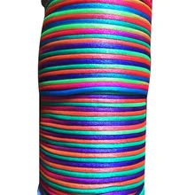 800 м/рулон Радужное пятно в форме крысиного хвоста нейлон Cord-1.5mm ювелирных изделий Макраме Веревка браслет Бисероплетение шнуры провода аксессуары