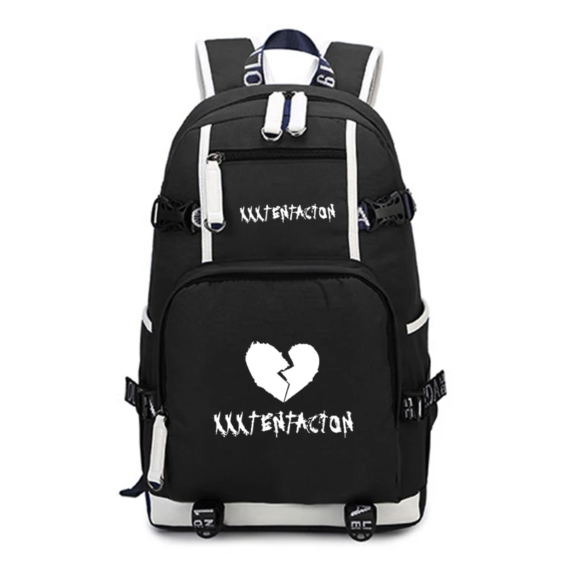 XXXTentacion рюкзак с принтом светящиеся портфели для подростков мужчин/wo мужчин рюкзак для ноутбука холщовый рюкзак для колледжа сумка дорожная сумка
