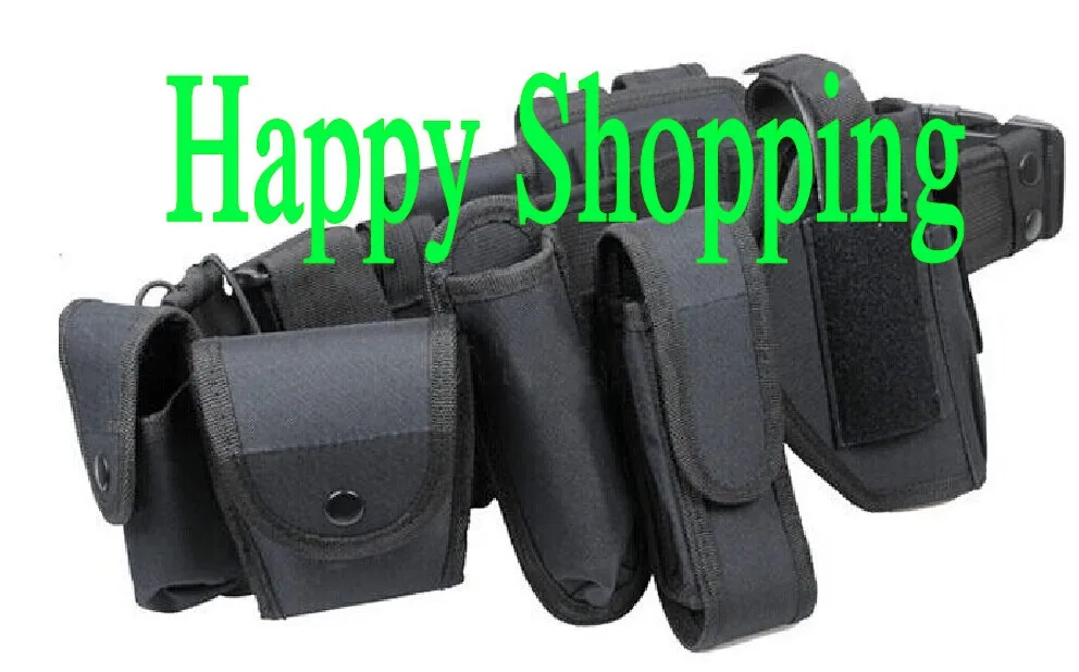 Multifunctional outdoor Training Police duty belt Security Belts Holster Magazine Pouch Set