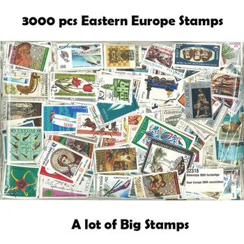 

Excellent 3000 PCS/Lot Eastern Europe No Repeat Postage Stamps From Eastern Europe With Postmark Stamp All Used Collection Gifts