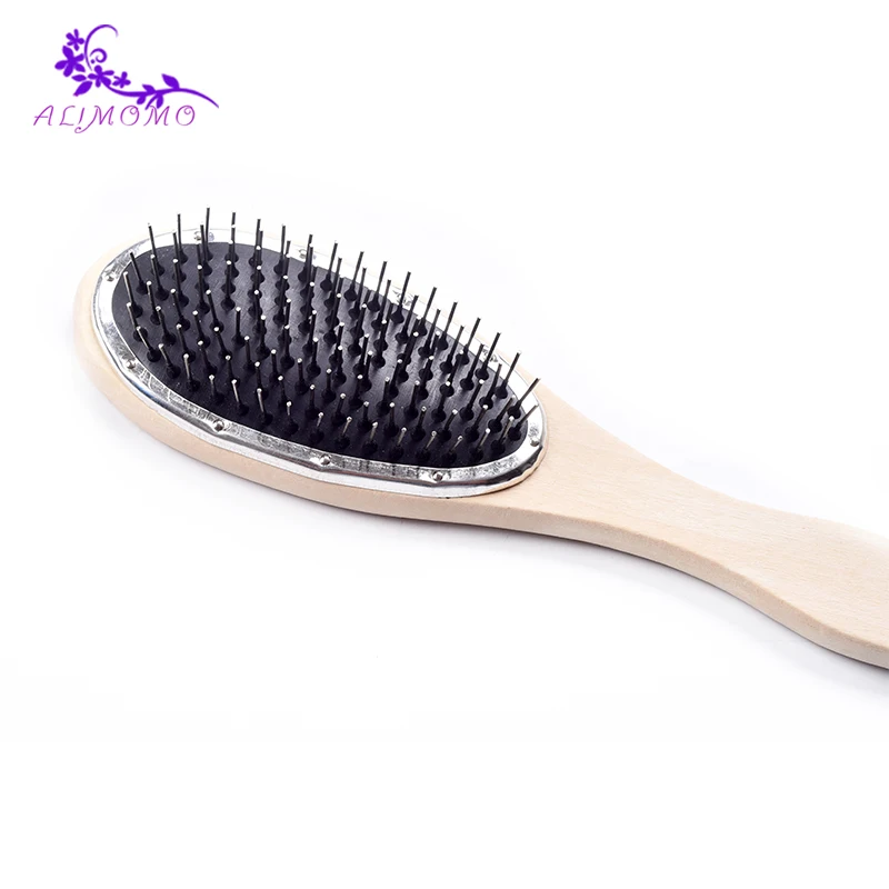 High Quality Wooden Handle With Wire Pins Hair Brush Combs For