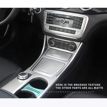 

NEW 3D Chrome Center Console Panel Trim Sticker Decoration For Mercedes Benz A/GLA/CLA Class 200 220 260 W176 A180 Car Accessory
