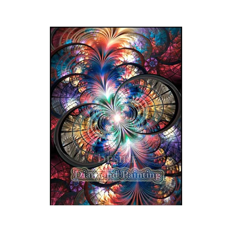 

Desire Diamond Painting Cross Stitch Fantasy Flowers 5D DIY Diamond Embroidery Needlework Full Square Mosaic Home Decor PT2939