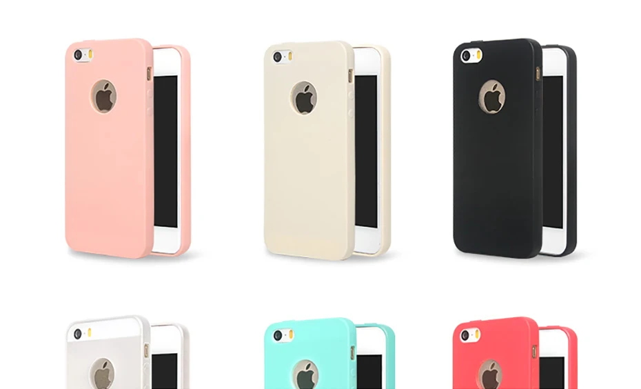 MOUSEMI For iPhone 5S Case For iPhone SE 5 5S Shockproof 360 Girls Cute Case Candy Soft Silicone Case For iPhone 5S Fundas 5S SE (3)