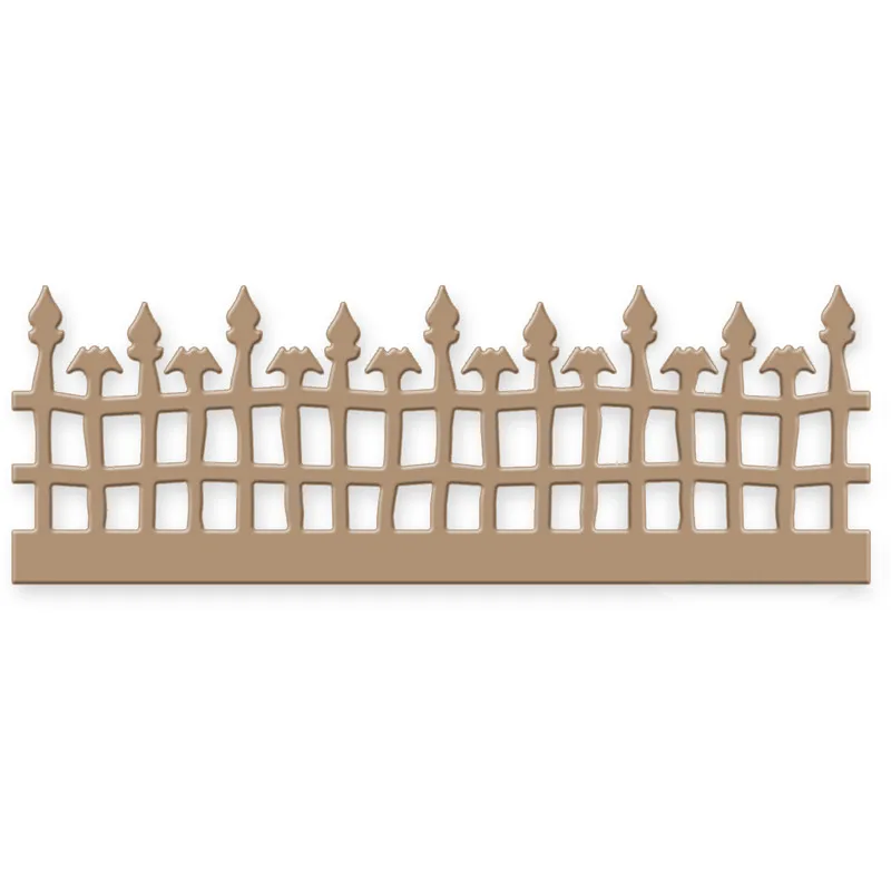 

DiyArts Frightful Fence Dies Metal Cutting Dies for Scrapbooking Craft Die New Embossing Stencil Card Decor New