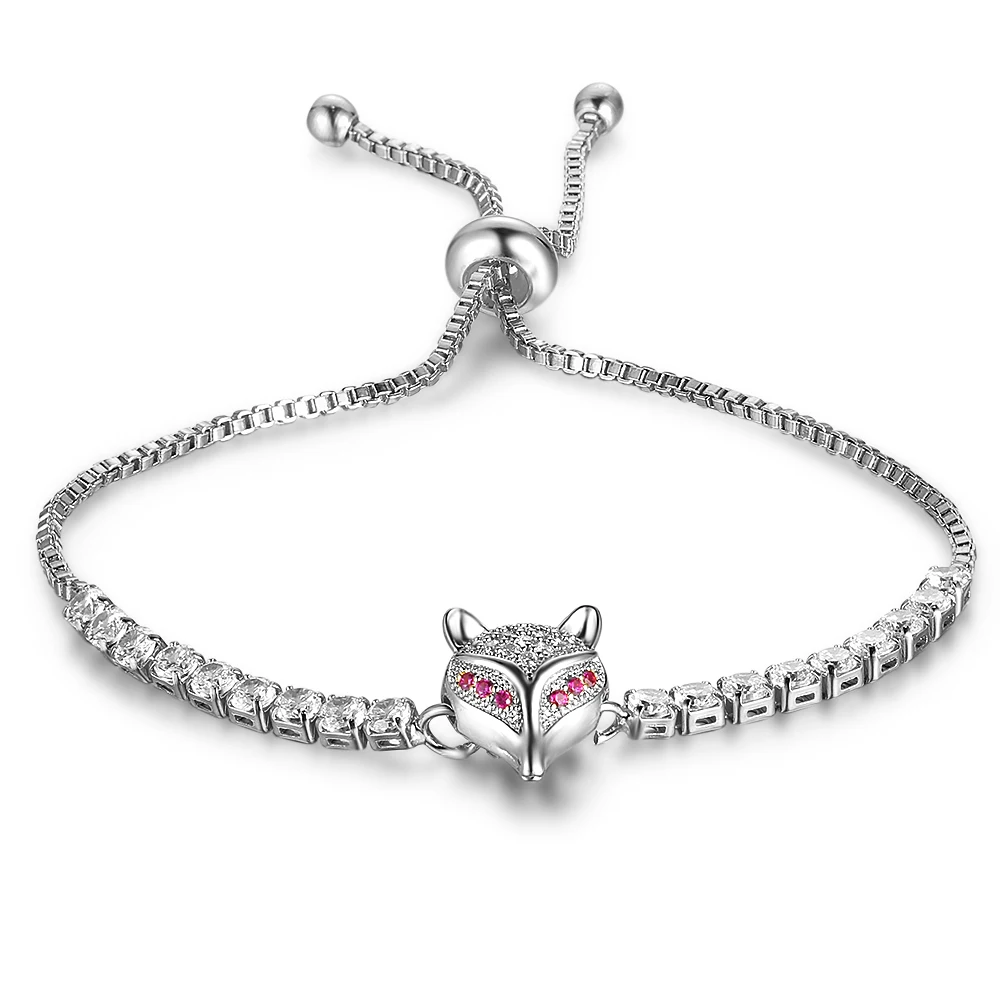 Fashion Cubic Zirconia Cute Animal Shape Bracelets & Bangles Copper