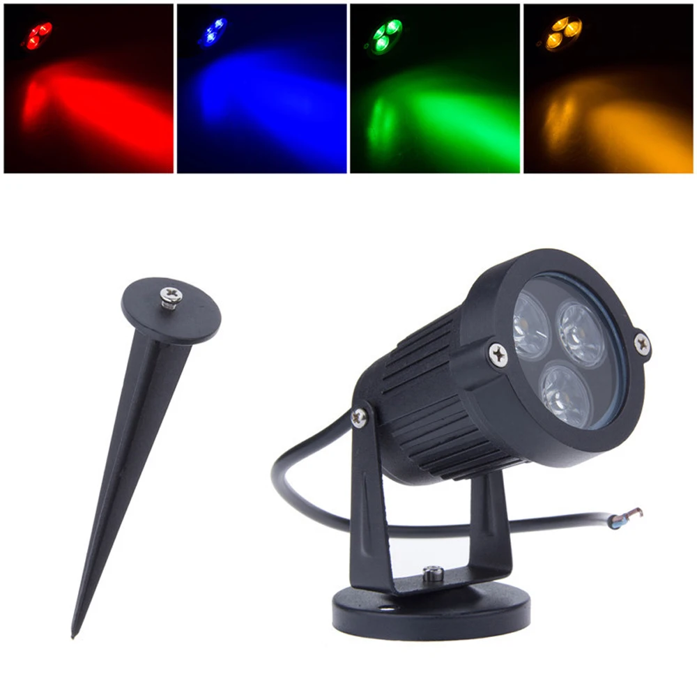 

2pcs 3X3W LED Garden Lamp IP65 Path Light 9W AC110V 220V DC12V LED Landscape Lighting Waterproof Lawn Lights Outdoor Spot