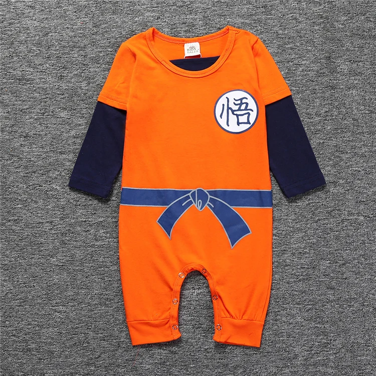Dragon Ball Baby Rompers Newborn Baby Boys Clothes SON GOKU Toddler Jumpsuit Bebes Halloween Costumes For Baby Boy Girl Clothing
