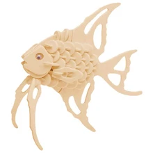 ABWE Лучшая деревянный ангел Рыба Стиль головоломка игрушка подарок для детей