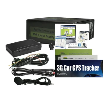 

3G tracker with sensitive shock sensor listen sound Geo fence sos remote turn off car Engine Life-time free service fee Car GPS