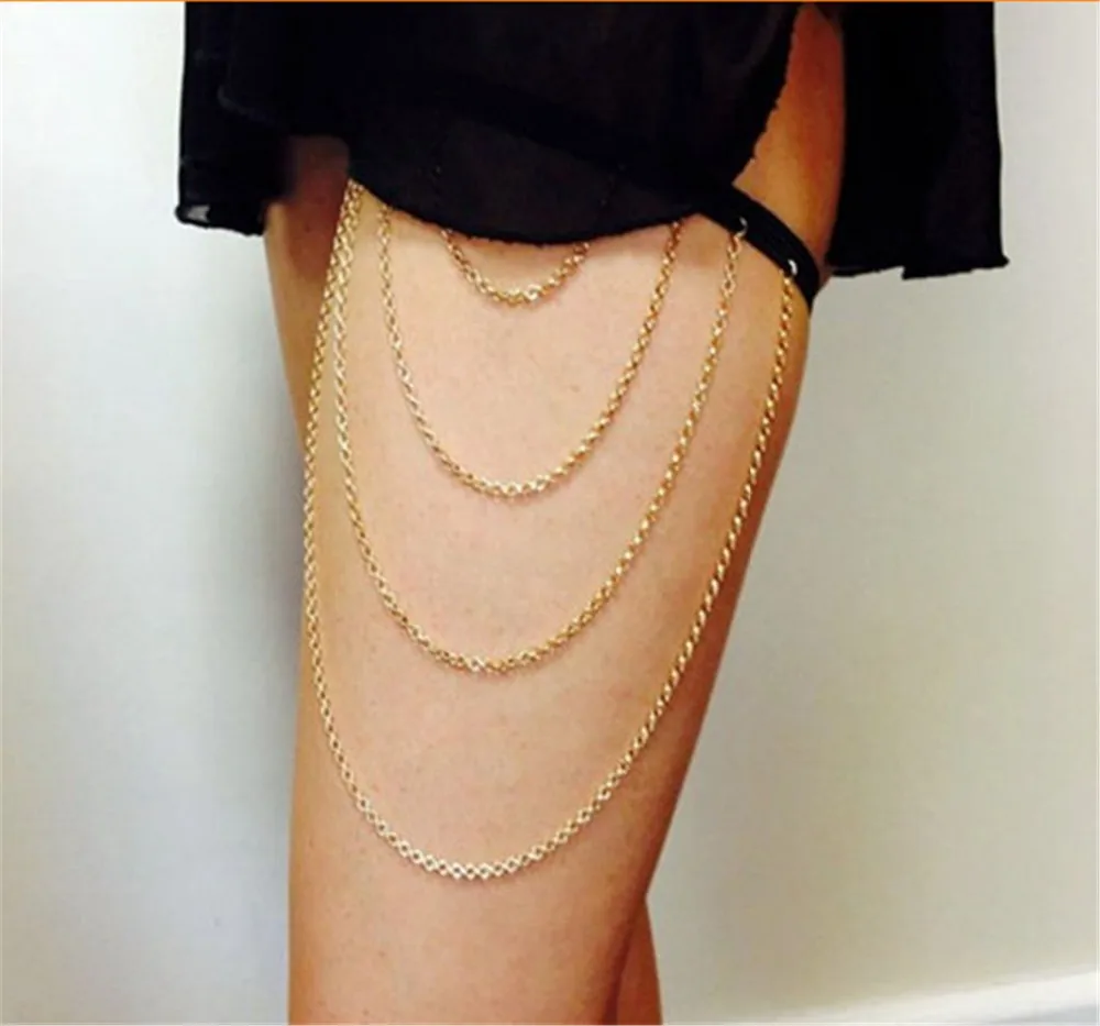 Leg Chains Body Pendant Body Jewelry Accessories for Women Full Body Pendant Legs Body Jewelry Beach Jewelry