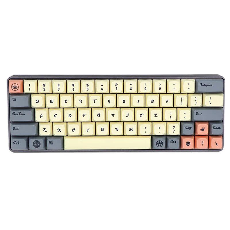 BGKC PG Western world Ethermal Dye Sublimation шрифты PBT keycap для проводной USB механическая клавиатура