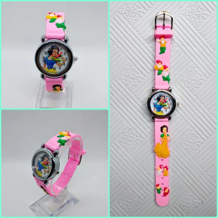 Модные часы для детской женщины девушки Студенческие часы Дети Кварцевые часы ребенок подарок ребенка детские часы Relogio Infantil Reloj Ninos Montre Enfant - Цвет: Розовый
