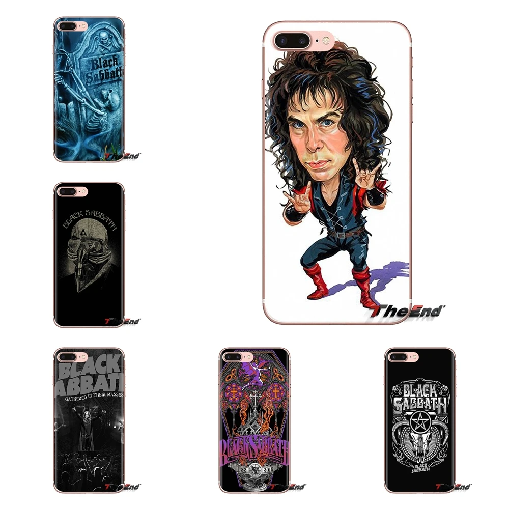 Силиконовый чехол для телефона iPod Touch Apple iPhone 4 4S 5 5S SE 5C 6 6S 7 8 X XR XS Plus MAX Ozzy osborn Black Sabbath