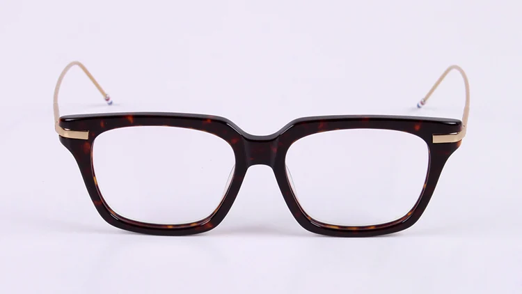 NewYork очки марки рецепта Оправы для очков очки tb701 Óculos мужчины очки оригинальной коробке высокого качества oculos-де-грау - Цвет оправы: brown gold